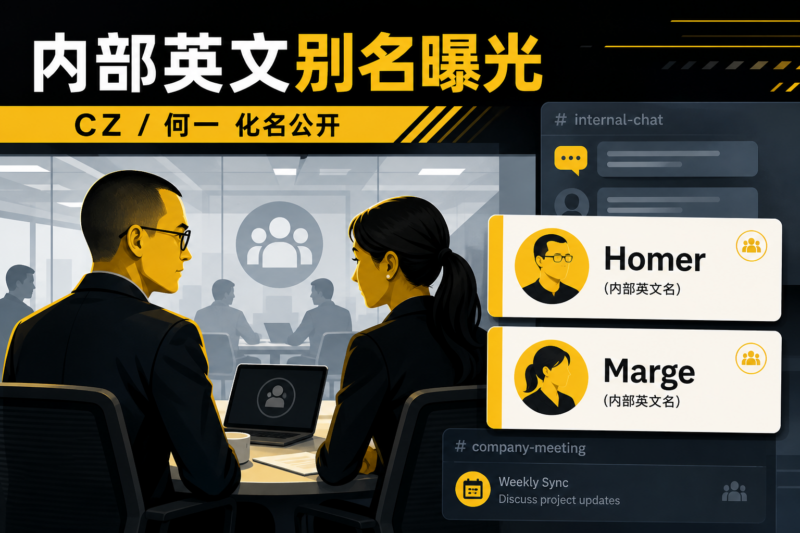 CZ与何一内部英文别名曝光-指挥使社区 - 真实线索、热点议题与深度观察