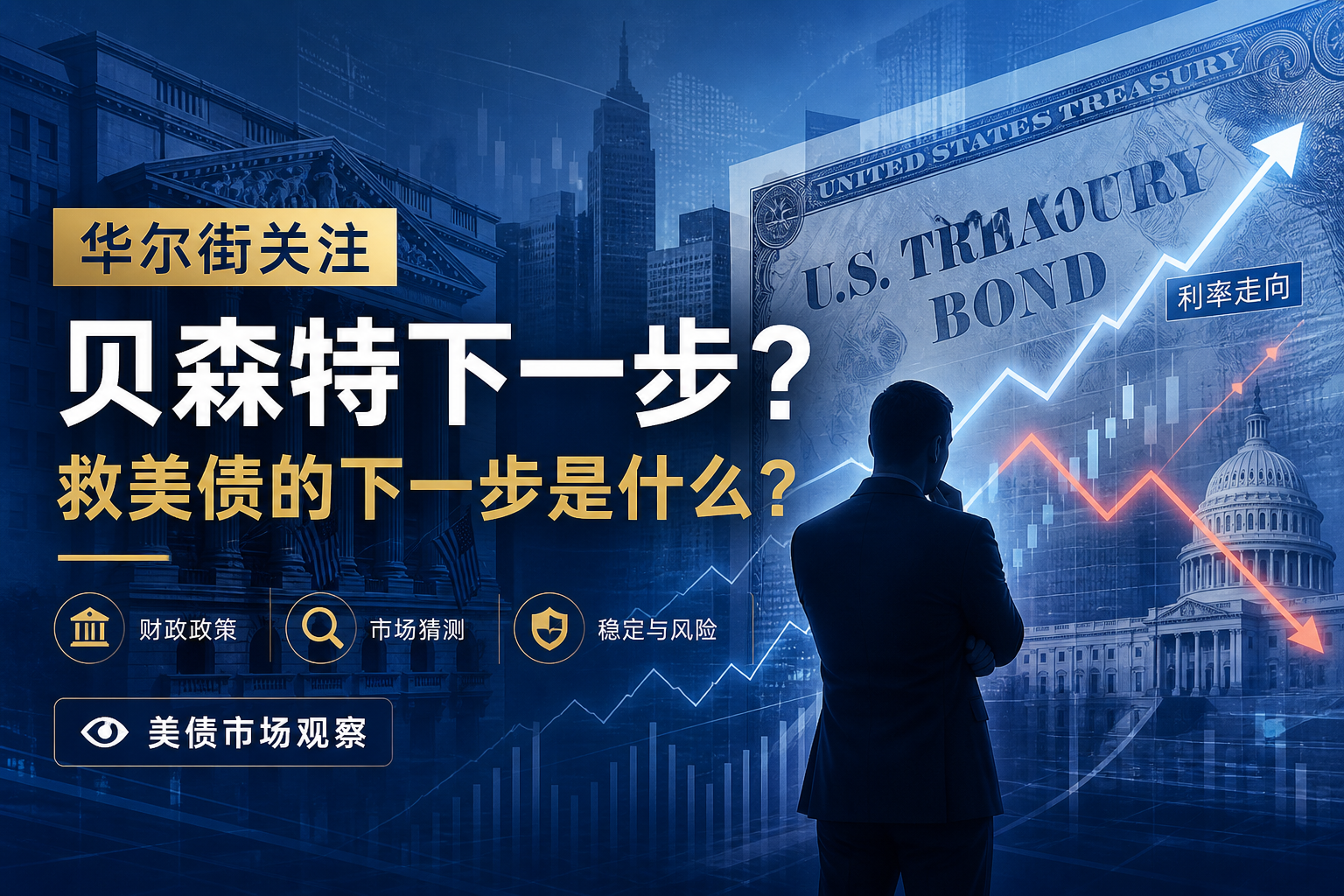 华尔街猜测：贝森特“救美债”的下一步是什么？