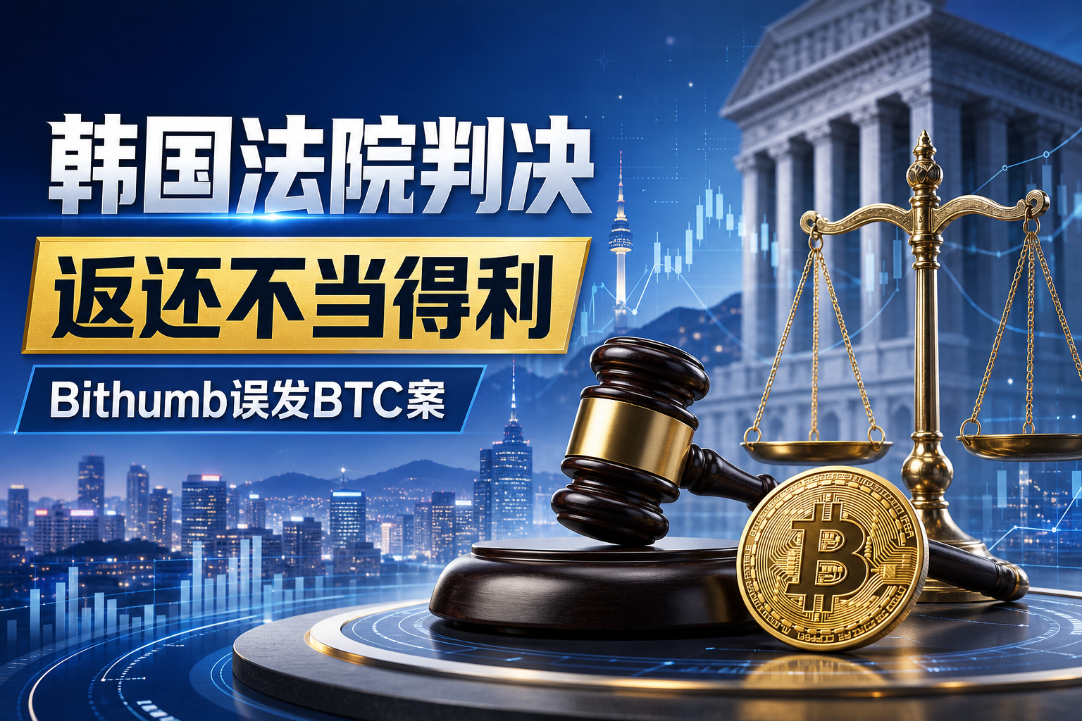韩国法院判决 Bithumb 误发比特币事件中得利用户返还“不当得利”