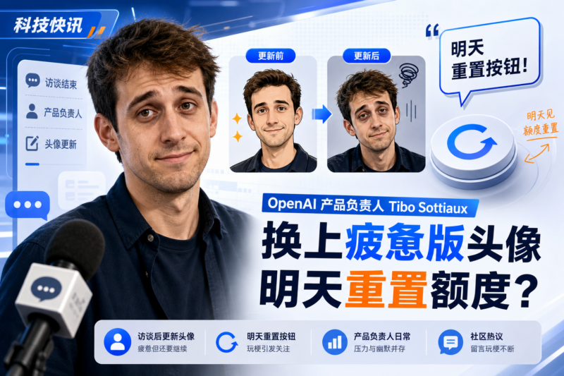 OpenAI 产品负责人换上“疲惫版”头像,暗示明天重置额度-指挥使社区 - 真实线索、热点议题与深度观察