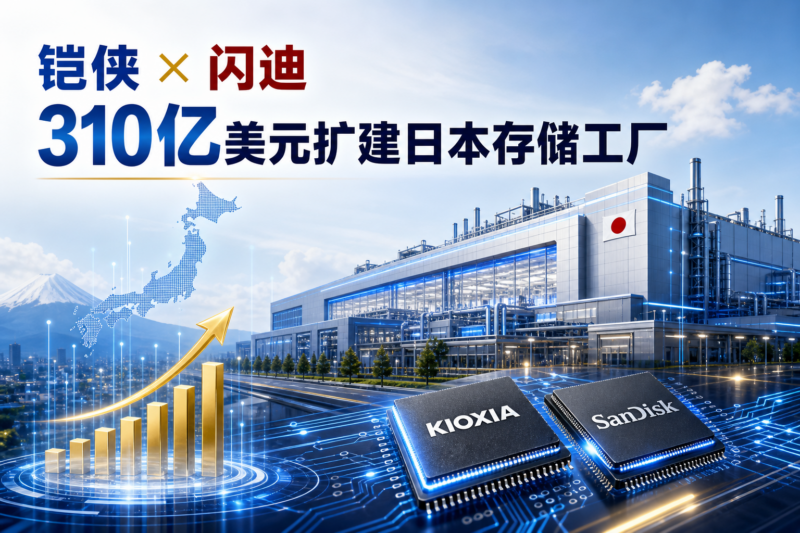 铠侠和闪迪计划在日本投资310亿美元扩建存储器工厂-指挥使社区 - 真实线索、热点议题与深度观察