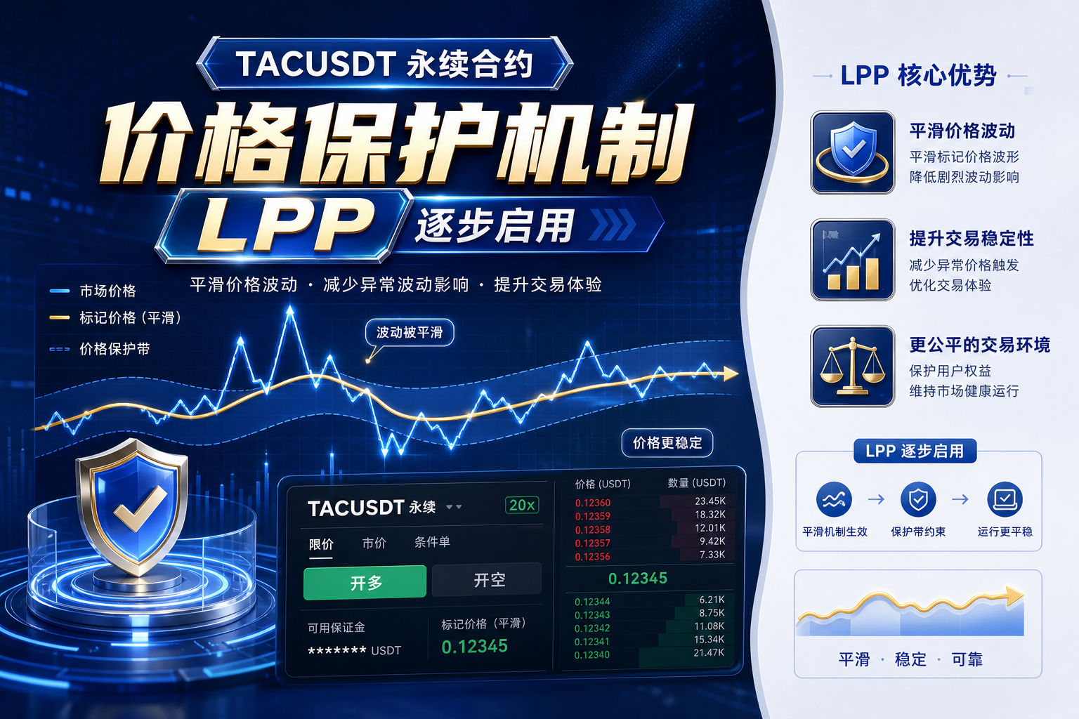 Binance 将对 TACUSDT 永续合约采用价格保护机制