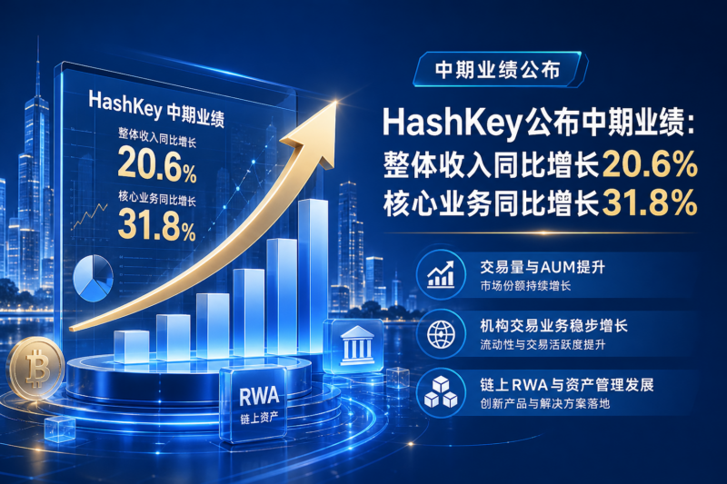 HashKey公布中期业绩:整体收入同比增长20.6%,核心业务同比增长31.8%-指挥使社区 - 真实线索、热点议题与深度观察