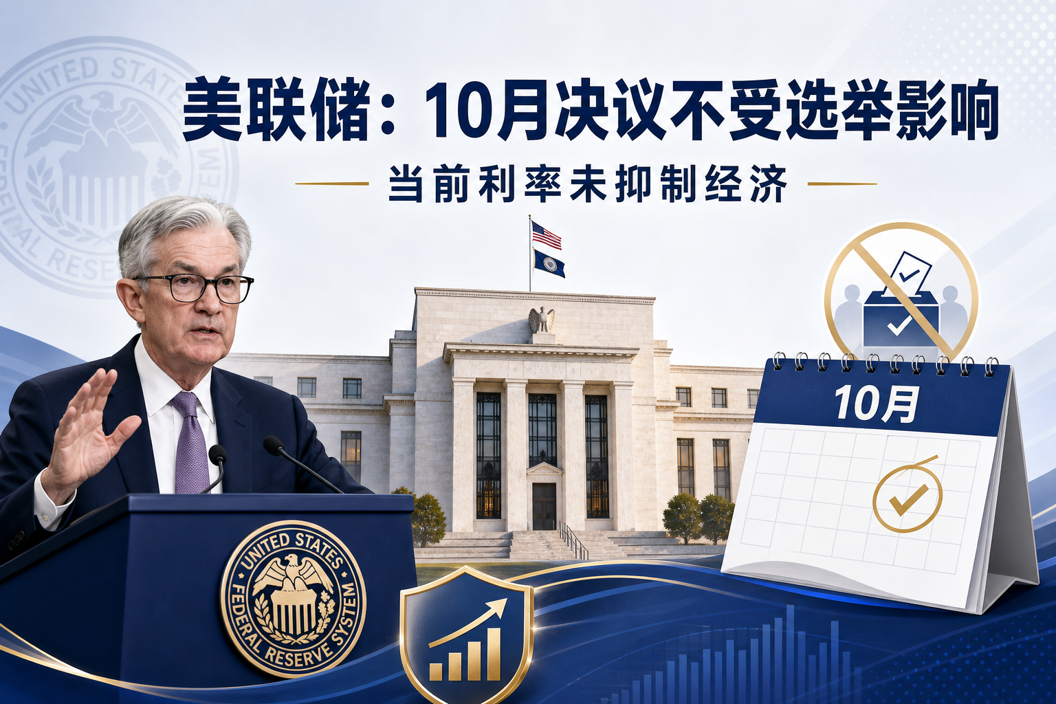 美联储施密德：中期选举不会影响10月会议决定