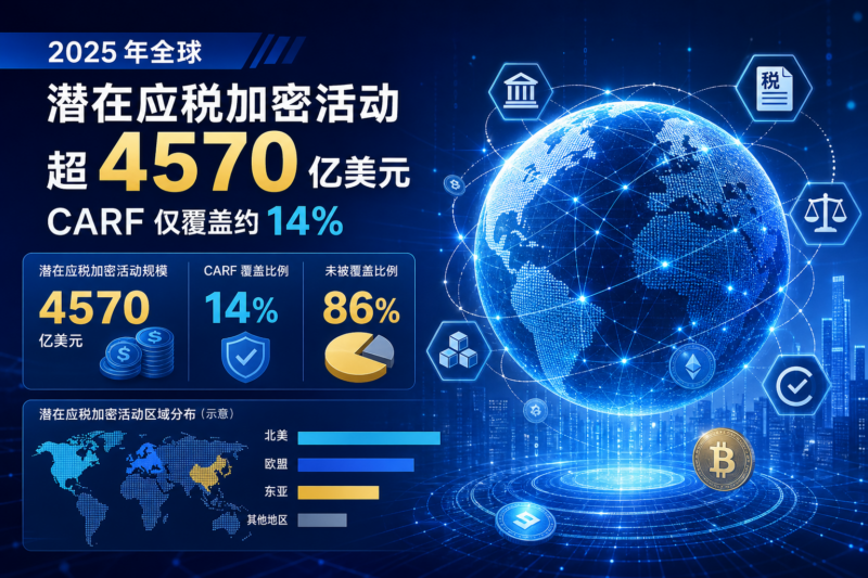 Chainalysis:2025 年全球潜在应税加密活动超 4570 亿美元,CARF 仅覆盖约 14%-指挥使社区 - 真实线索、热点议题与深度观察