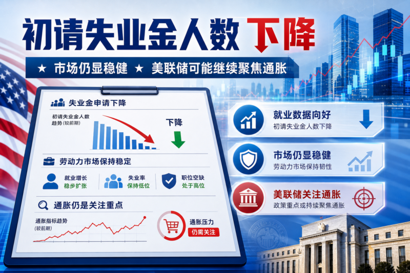 美国初请失业金人数下降，美联储或可继续聚焦通胀-指挥使社区 - 真实线索、热点议题与深度观察