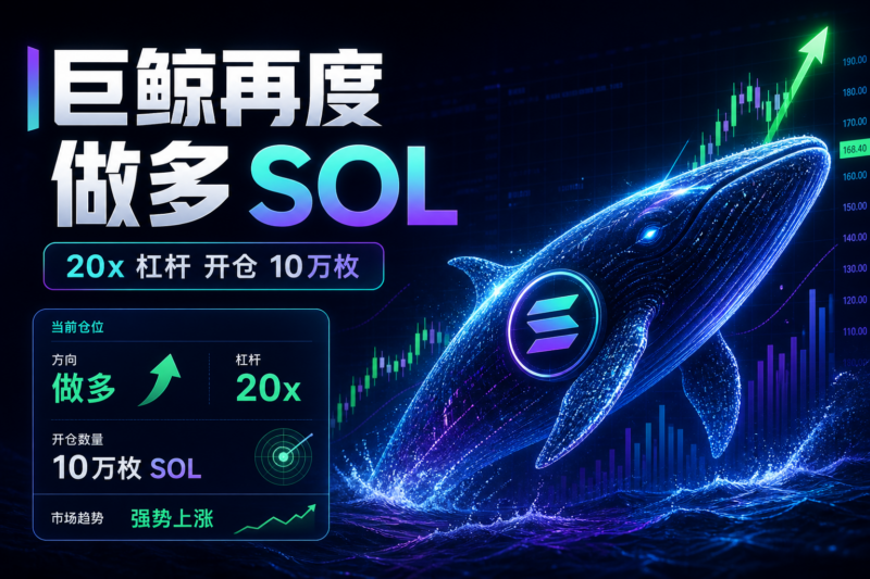 巨鲸 0xedcd 再次做多 SOL-指挥使社区 - 真实线索、热点议题与深度观察