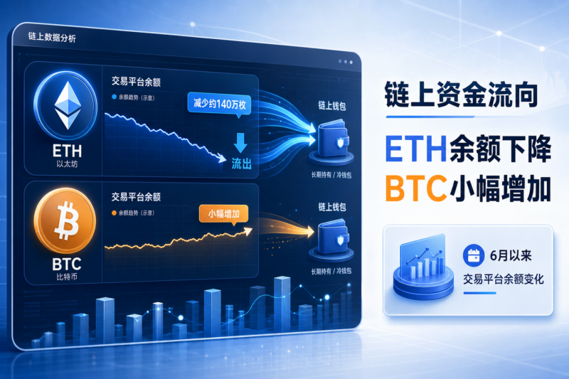 链上数据:6月以来 ETH 交易平台余额减少约 140 万枚,BTC 余额小幅增加-指挥使社区 - 真实线索、热点议题与深度观察