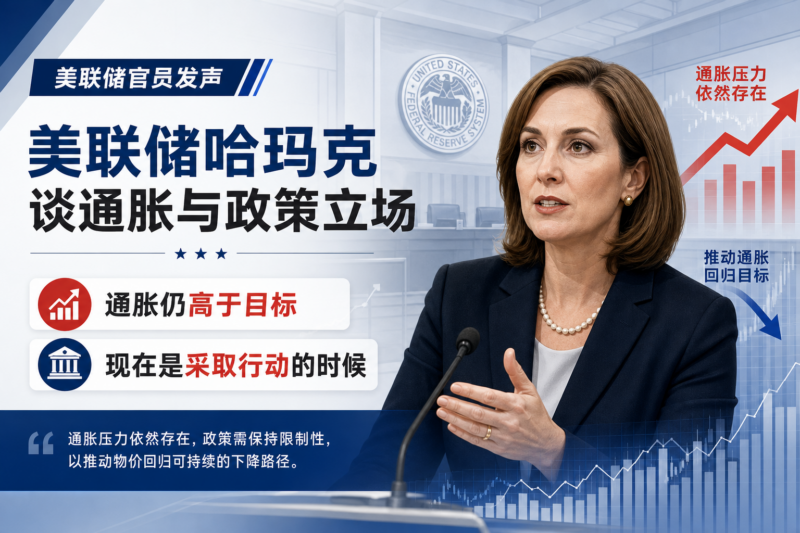 美联储哈玛克:通胀持续高于目标,现在是采取行动的时候-指挥使社区 - 真实线索、热点议题与深度观察