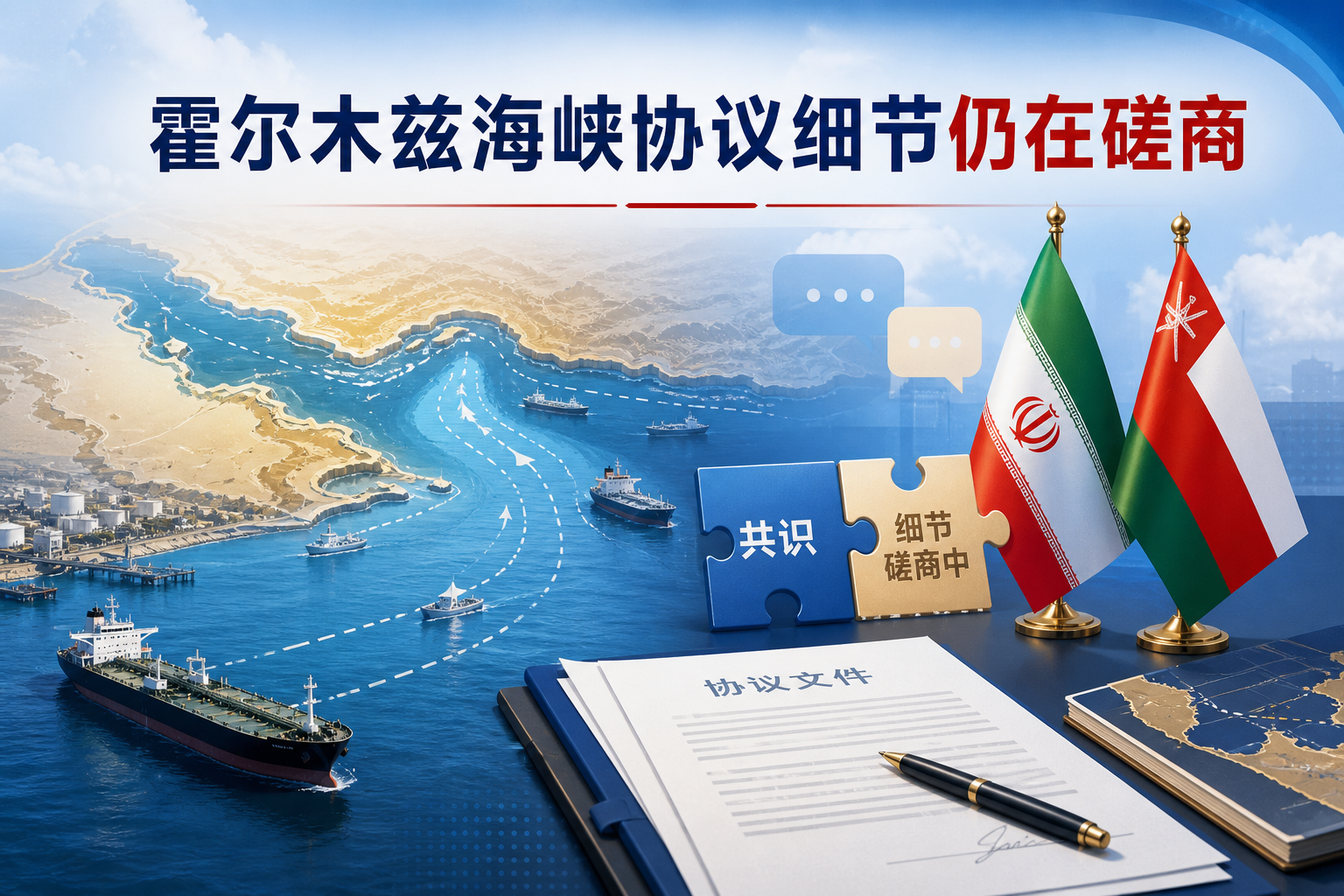 伊朗消息人士:霍尔木兹海峡协议细节仍在磋商
