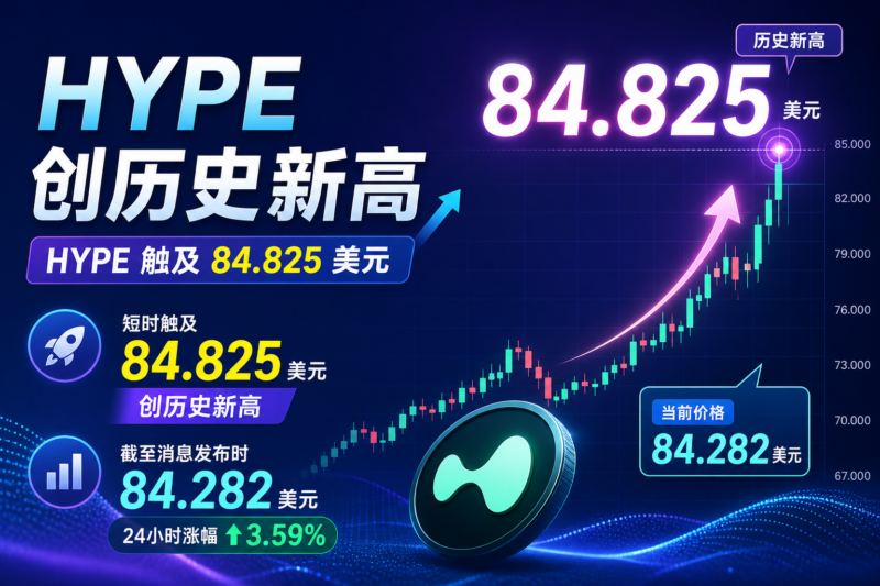 HYPE 短时触及 84.825 美元,创历史新高-指挥使社区 - 真实线索、热点议题与深度观察