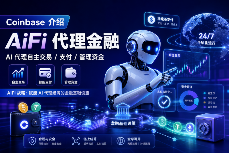 Coinbase 介绍 AiFi 战略:推动 AI 代理自主交易、支付与资金管理-指挥使社区 - 真实线索、热点议题与深度观察