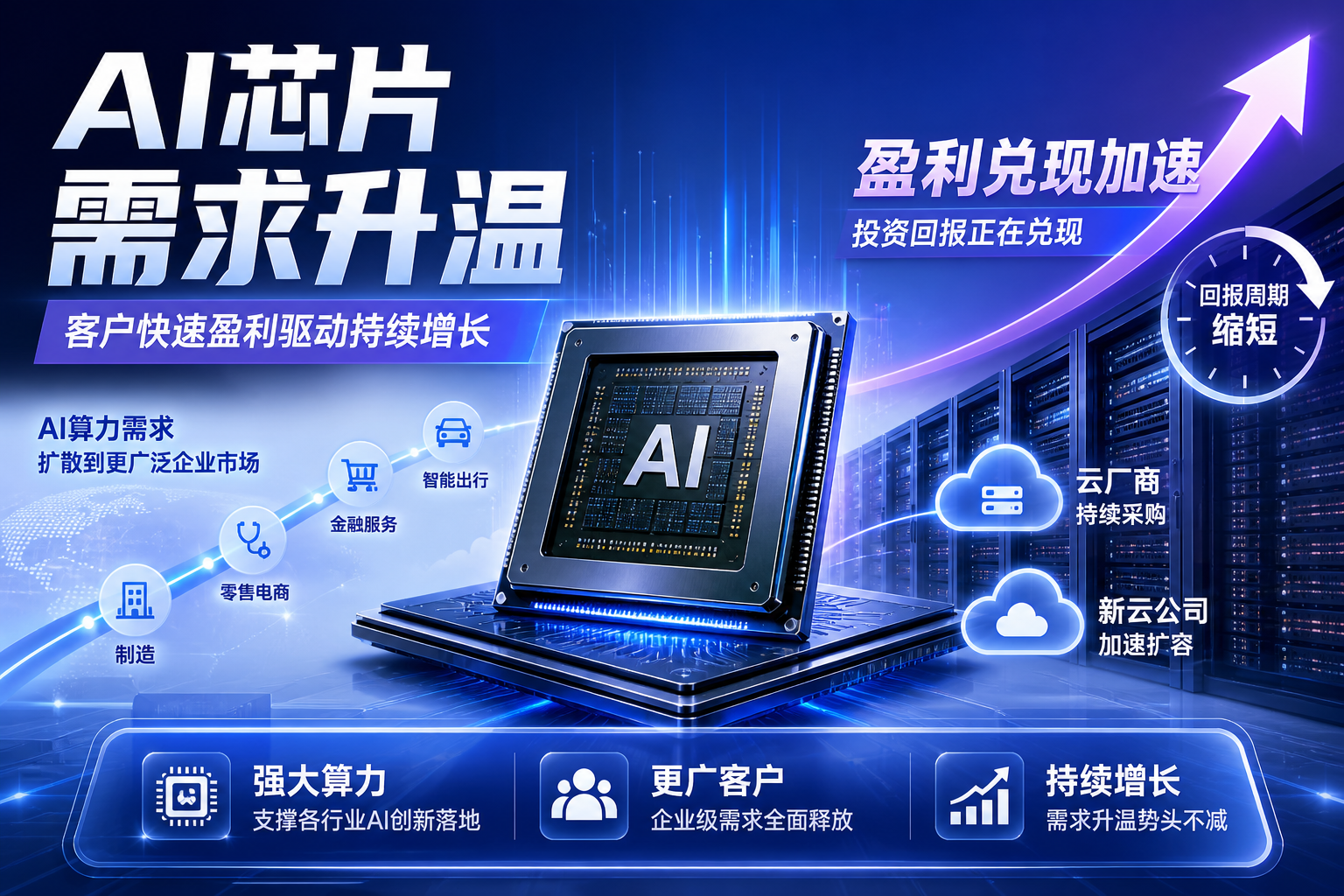 观点:英伟达 AI 芯片需求持续升温,关键在于客户已开始快速盈利