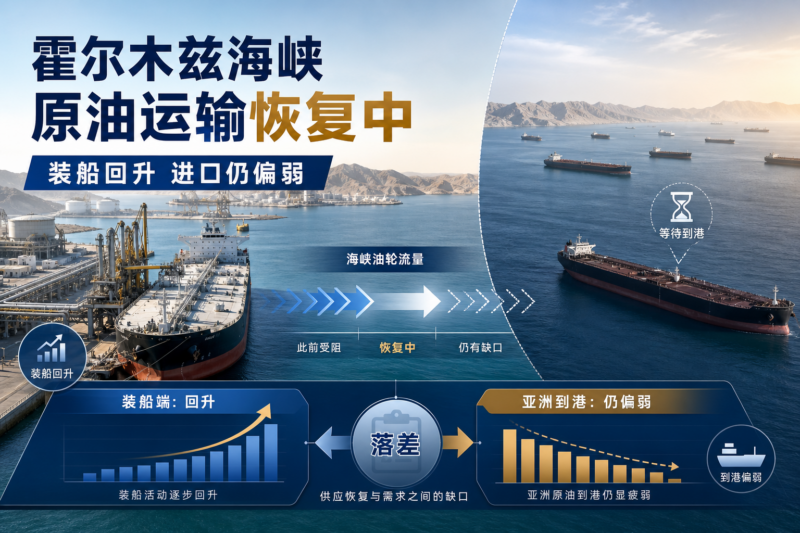 霍尔木兹海峡原油运输缓慢恢复，亚洲进口仍显疲弱-指挥使社区 - 真实线索、热点议题与深度观察