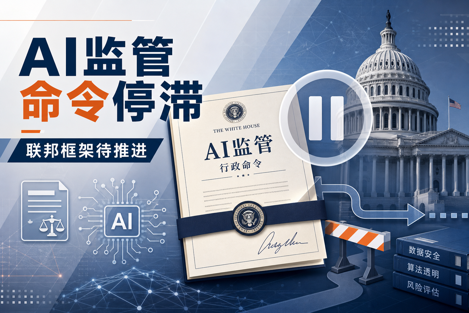 美媒：特朗普政府关于新 AI 监管机构的行政命令停滞不前