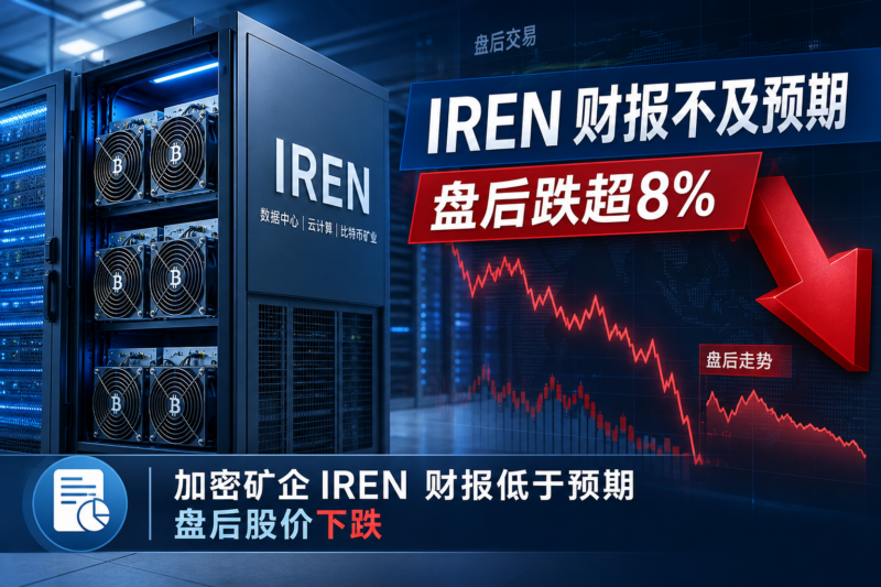 IREN 财报收入低于预期,盘后股价下跌-指挥使社区 - 真实线索、热点议题与深度观察