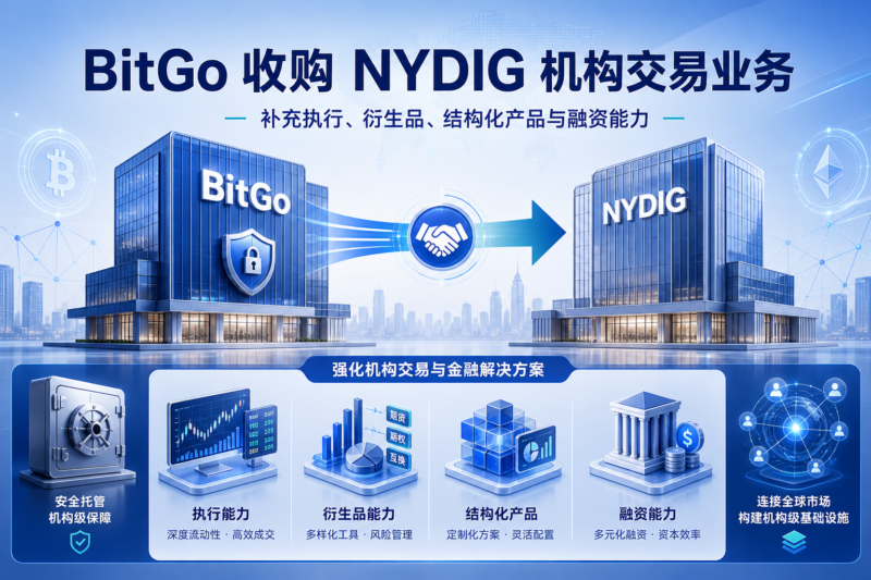 BitGo 宣布收购 NYDIG 机构交易业务-指挥使社区 - 真实线索、热点议题与深度观察