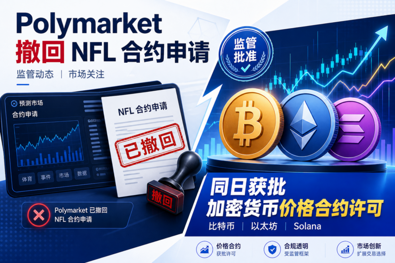 Polymarket 撤回 NFL 合约申请,同日获批加密货币价格合约许可-指挥使社区 - 真实线索、热点议题与深度观察