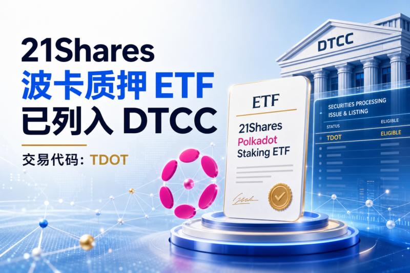 21Shares 波卡质押 ETF 已在 DTCC 列出-指挥使社区 - 真实线索、热点议题与深度观察