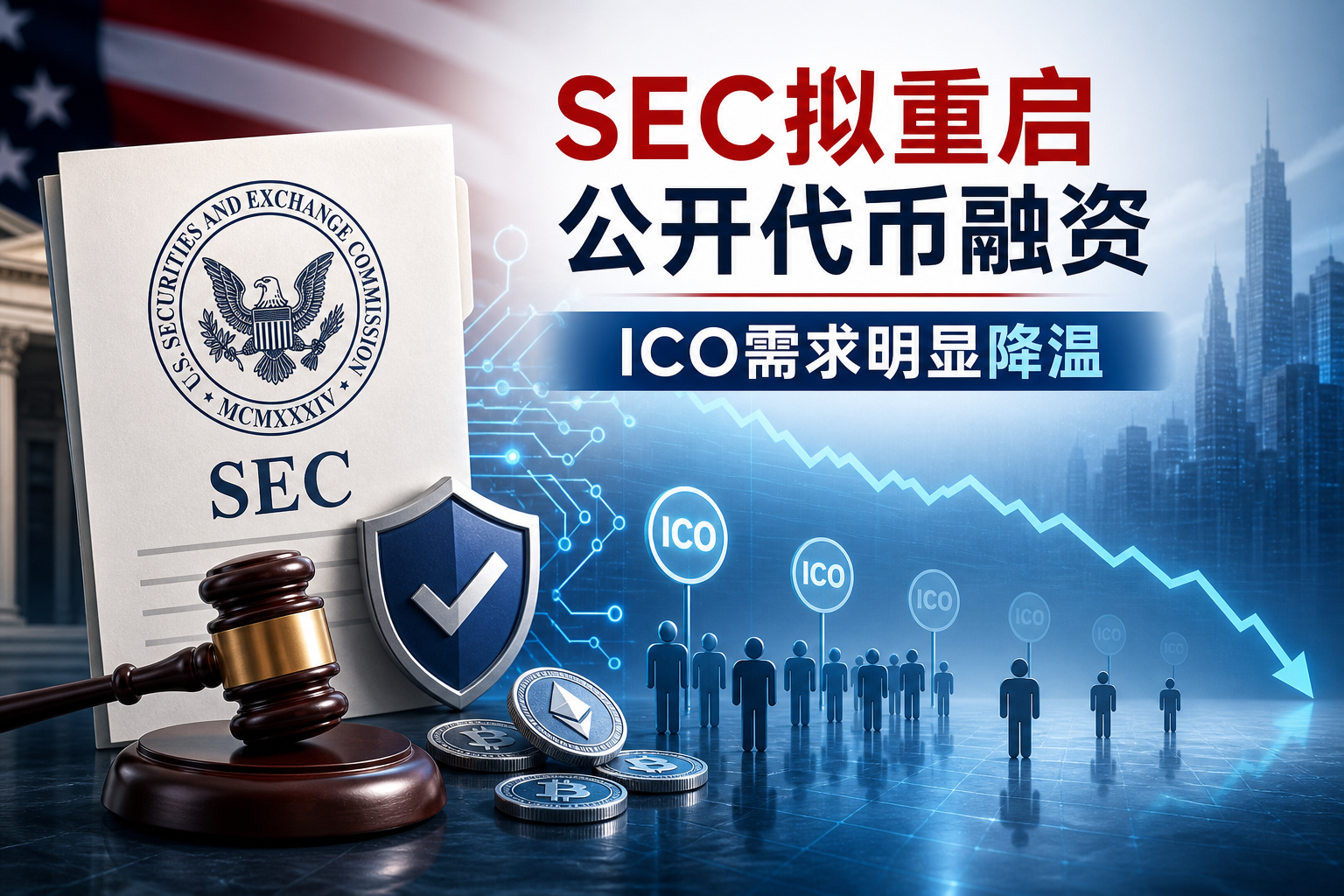 观点:美 SEC 拟重启公开代币融资,但 ICO 市场需求已明显减弱