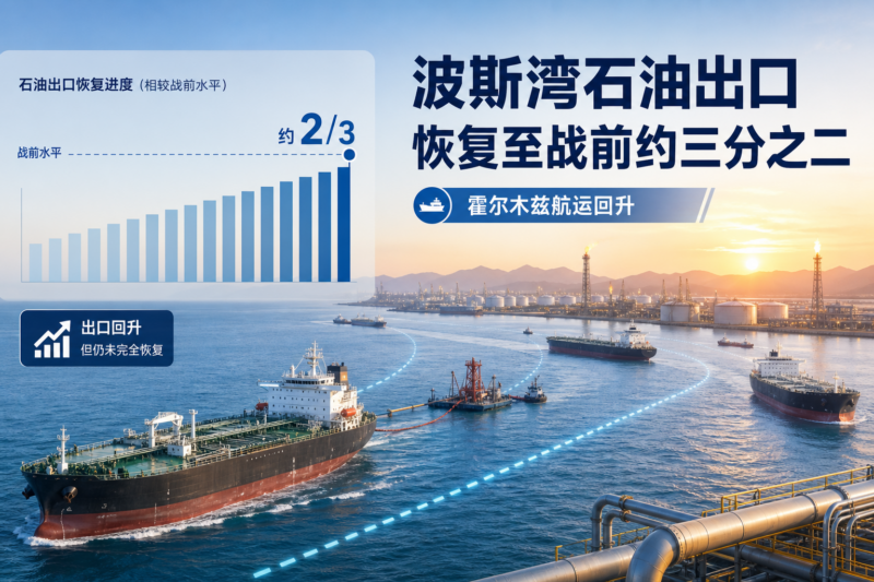 高盛:波斯湾石油出口已恢复至战前约三分之二-指挥使社区 - 真实线索、热点议题与深度观察