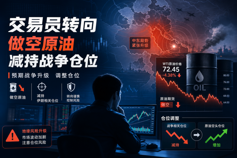 预期战争升级的交易员转向:做空千万美元原油,削减伊朗相关仓位-指挥使社区 - 真实线索、热点议题与深度观察