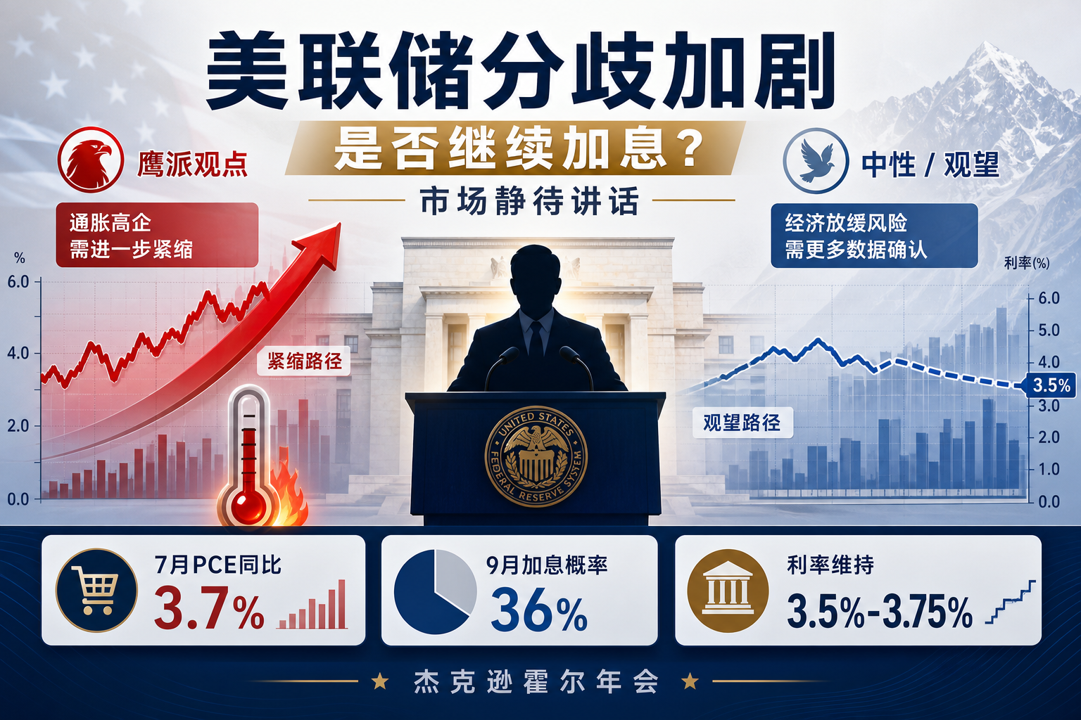 沃什讲话前,美联储内部仍存分歧,部分官员主张进一步加息