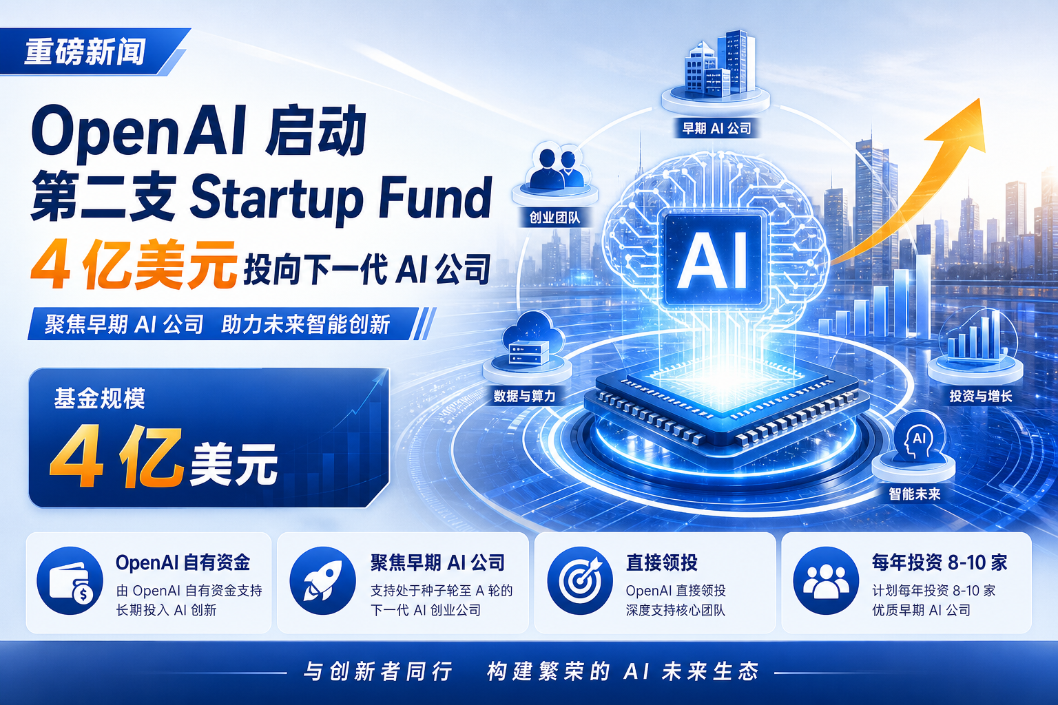 OpenAI 启动第二支 Startup Fund，4 亿美元投向下一代 AI 公司