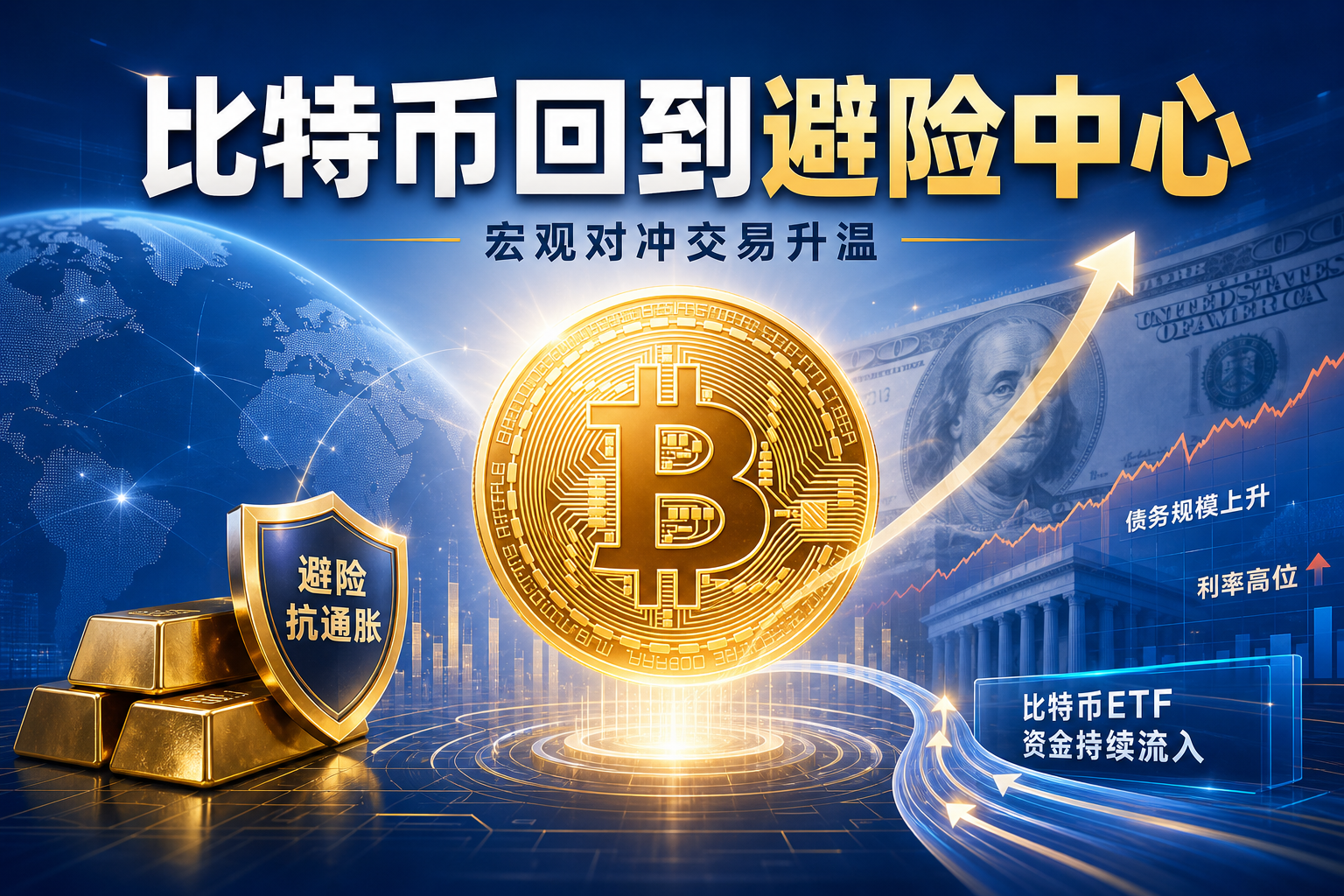贝莱德:比特币“避险/抗贬值”叙事重新回到市场中心