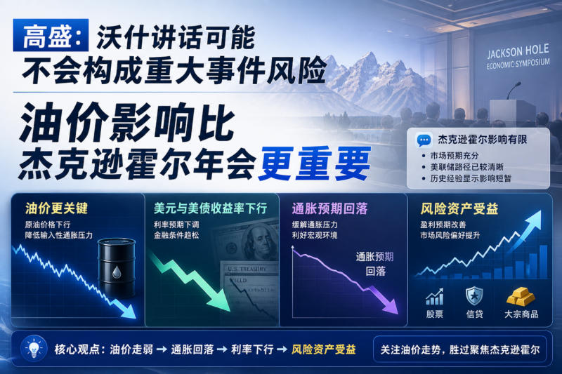 高盛:沃什讲话可能不会构成重大事件风险-指挥使社区 - 真实线索、热点议题与深度观察