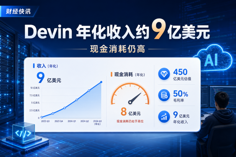Devin 年化收入约 9 亿美元,Cognition 今年现金消耗或达 8 亿美元-指挥使社区 - 真实线索、热点议题与深度观察