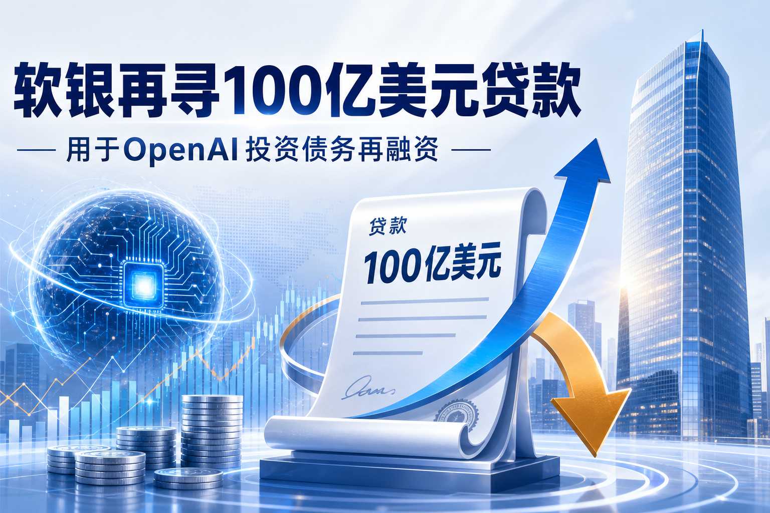 软银寻求再获100亿美元贷款,用于 OpenAI 股权投资