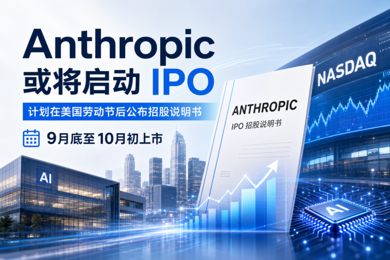 Anthropic计划9月7日美国劳动节后公布IPO招股说明书,或于9月底至10月初上市-指挥使社区 - 真实线索、热点议题与深度观察