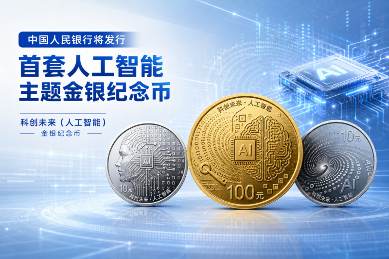中国人民银行将发行首套人工智能主题金银纪念币-指挥使社区 - 真实线索、热点议题与深度观察