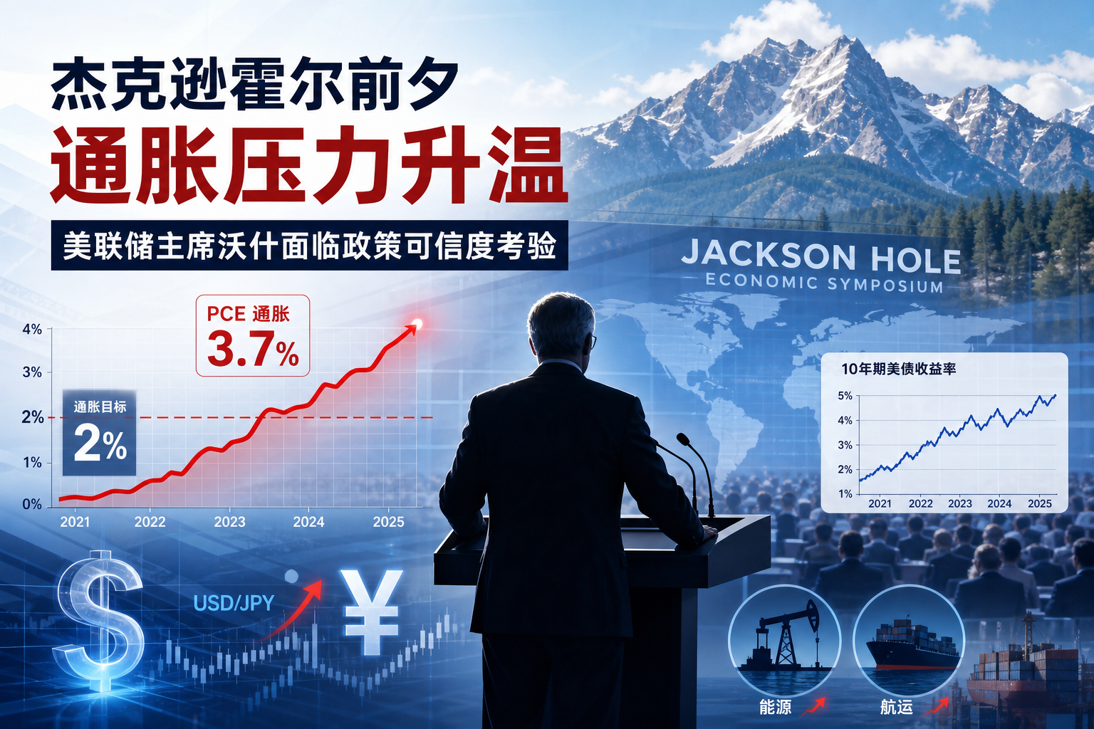 杰克逊霍尔前夕通胀压力升温,沃什面临政策可信度考验