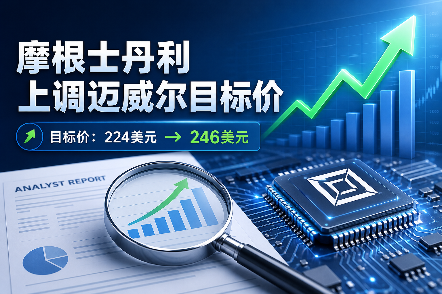 摩根士丹利上调迈威尔目标价至246美元