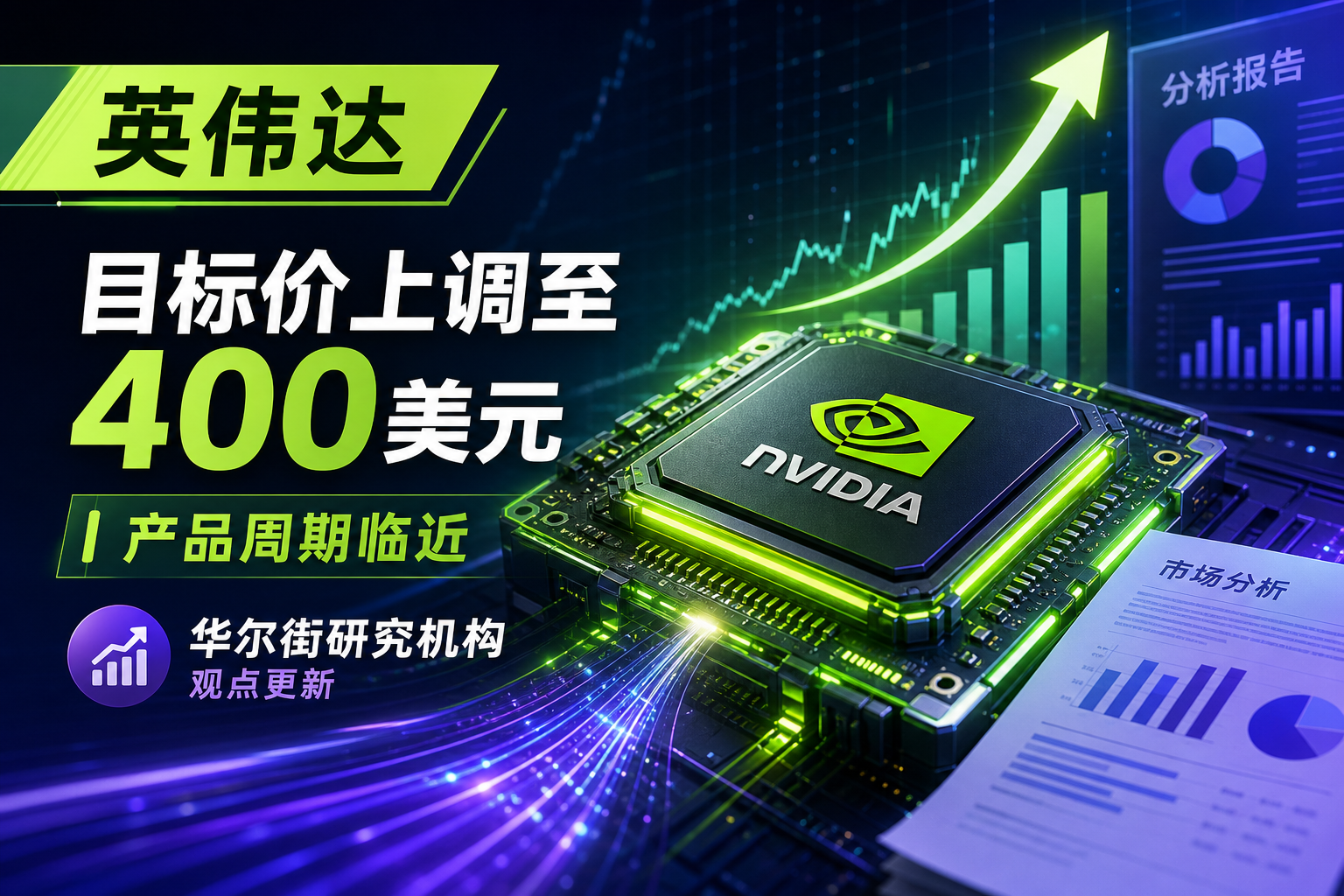 英伟达“最大产品周期”临近？伯恩斯坦将目标价上调至 400 美元