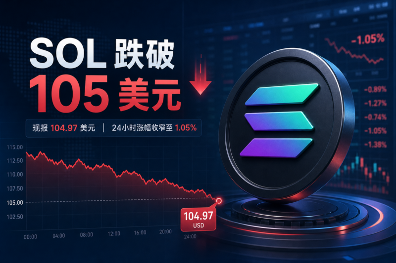 SOL 跌破 105 美元-指挥使社区 - 真实线索、热点议题与深度观察