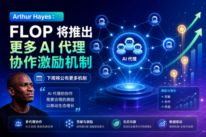 Arthur Hayes:FLOP 将推出更多 AI 代理协作激励机制-指挥使社区 - 真实线索、热点议题与深度观察