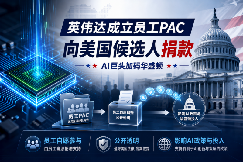 英伟达成立员工 PAC,向美国候选人捐款-指挥使社区 - 真实线索、热点议题与深度观察