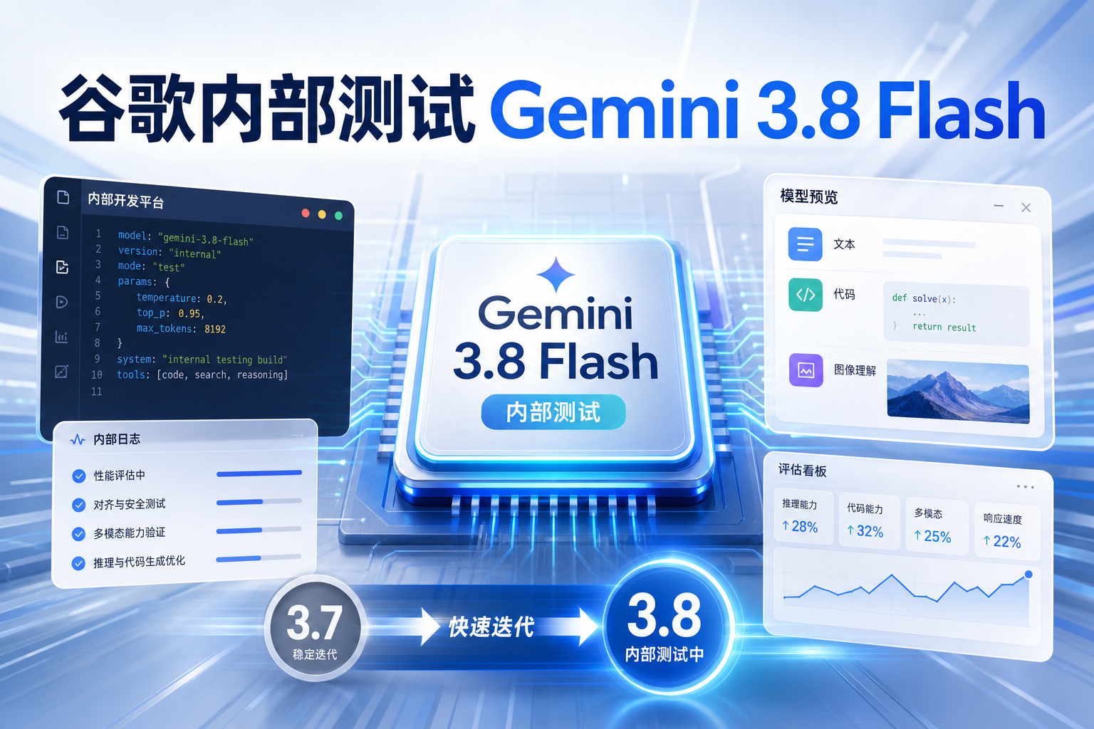 谷歌内部已测试 Gemini 3.8 Flash