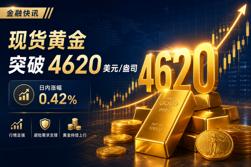 现货黄金站上4620美元/盎司-指挥使社区 - 真实线索、热点议题与深度观察
