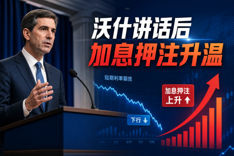 沃什讲话进行中,美联储加息押注增加-指挥使社区 - 真实线索、热点议题与深度观察