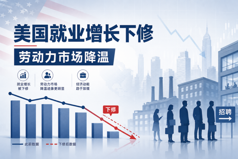 美国就业增长被下修,劳动力市场降温迹象更明显-指挥使社区 - 真实线索、热点议题与深度观察