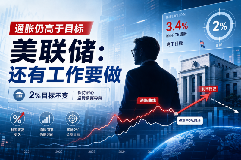 沃什:通胀仍高于目标,美联储还有工作要做-指挥使社区 - 真实线索、热点议题与深度观察