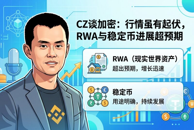 CZ:今年加密领域表现不佳,但 RWA 与稳定币进展超出预期-指挥使社区 - 真实线索、热点议题与深度观察