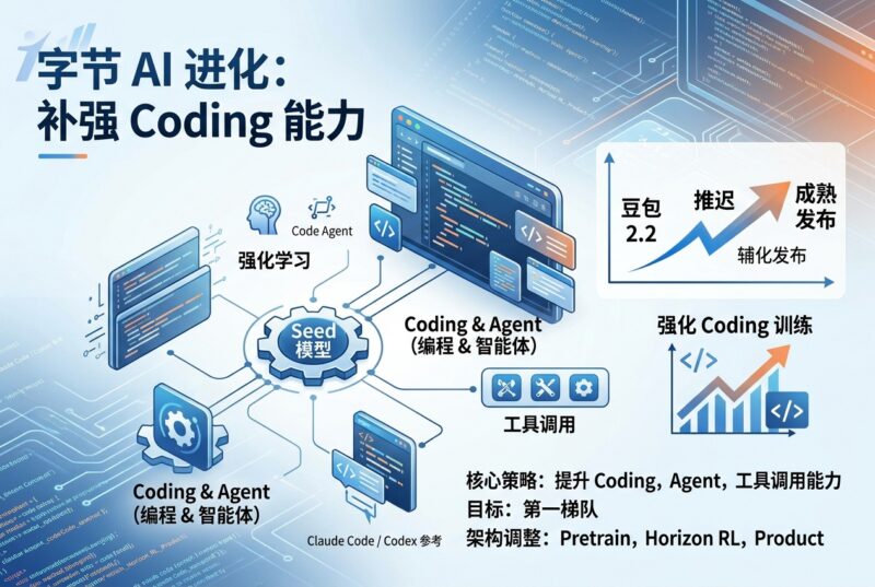 传豆包 2.2 延期:字节补课 Coding,招聘点名 Claude Code、Codex-指挥使社区 - 真实线索、热点议题与深度观察