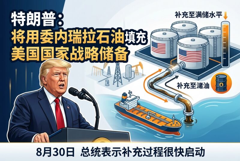 特朗普:将用委内瑞拉石油填充美国国家战略储备-指挥使社区 - 真实线索、热点议题与深度观察