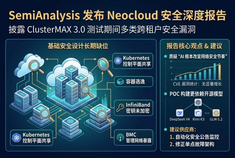 SemiAnalysis 发布 Neocloud 安全深度报告-指挥使社区 - 真实线索、热点议题与深度观察