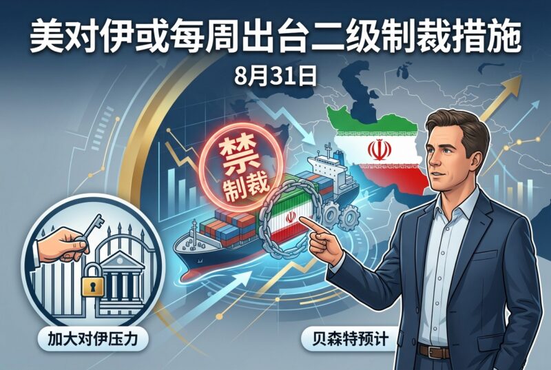 贝森特:美国或每周出台针对伊朗的二级制裁措施-指挥使社区 - 真实线索、热点议题与深度观察